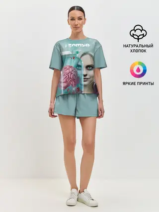 Женская пижама с шортами / i-ZOMBIE