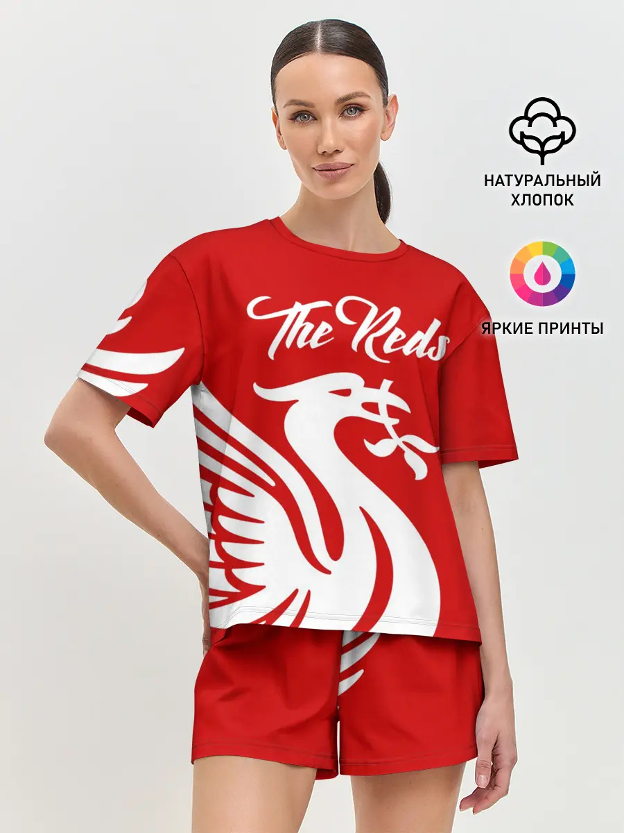 Женская пижама с шортами / Ливерпуль