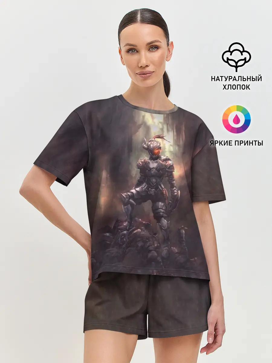 Женская пижама с шортами / Goblin Slayer darkness