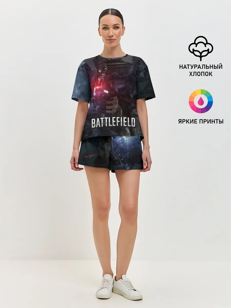 Женская пижама с шортами / BATTLEFIELD