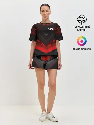 Женская пижама с шортами / MASS EFFECT N7