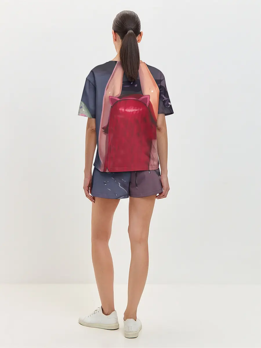 Женская пижама с шортами / Лика Заповедник Зелирия