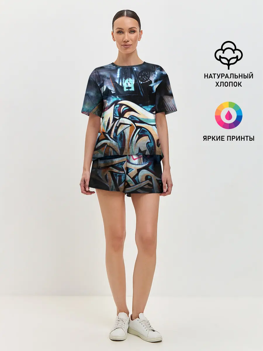 Женская пижама с шортами / GRAFFITY