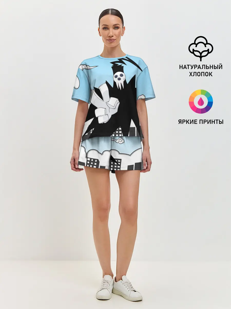 Женская пижама с шортами / Soul Eater - Shinigami
