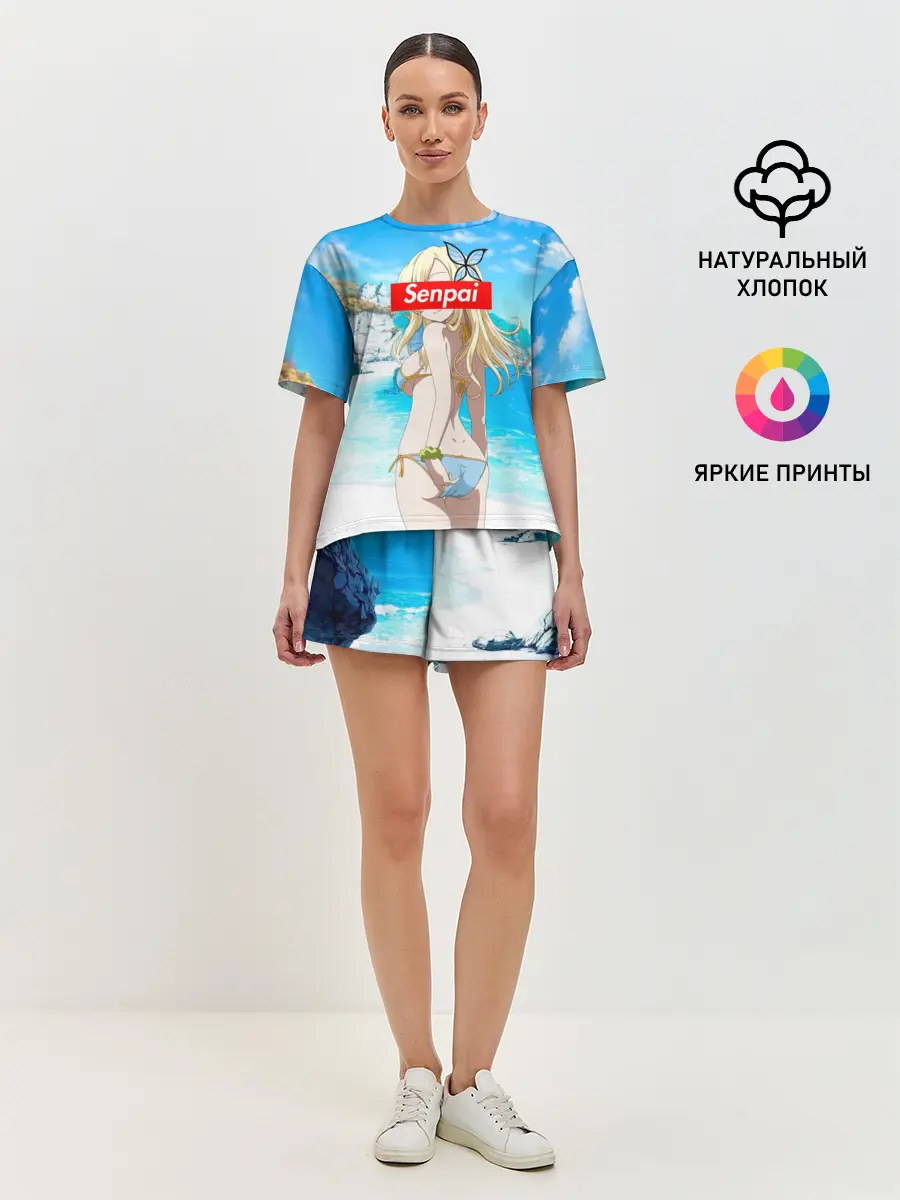 Женская пижама с шортами / Anime
