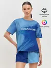 Женская пижама с шортами / Вода: кислород. Парные футболки