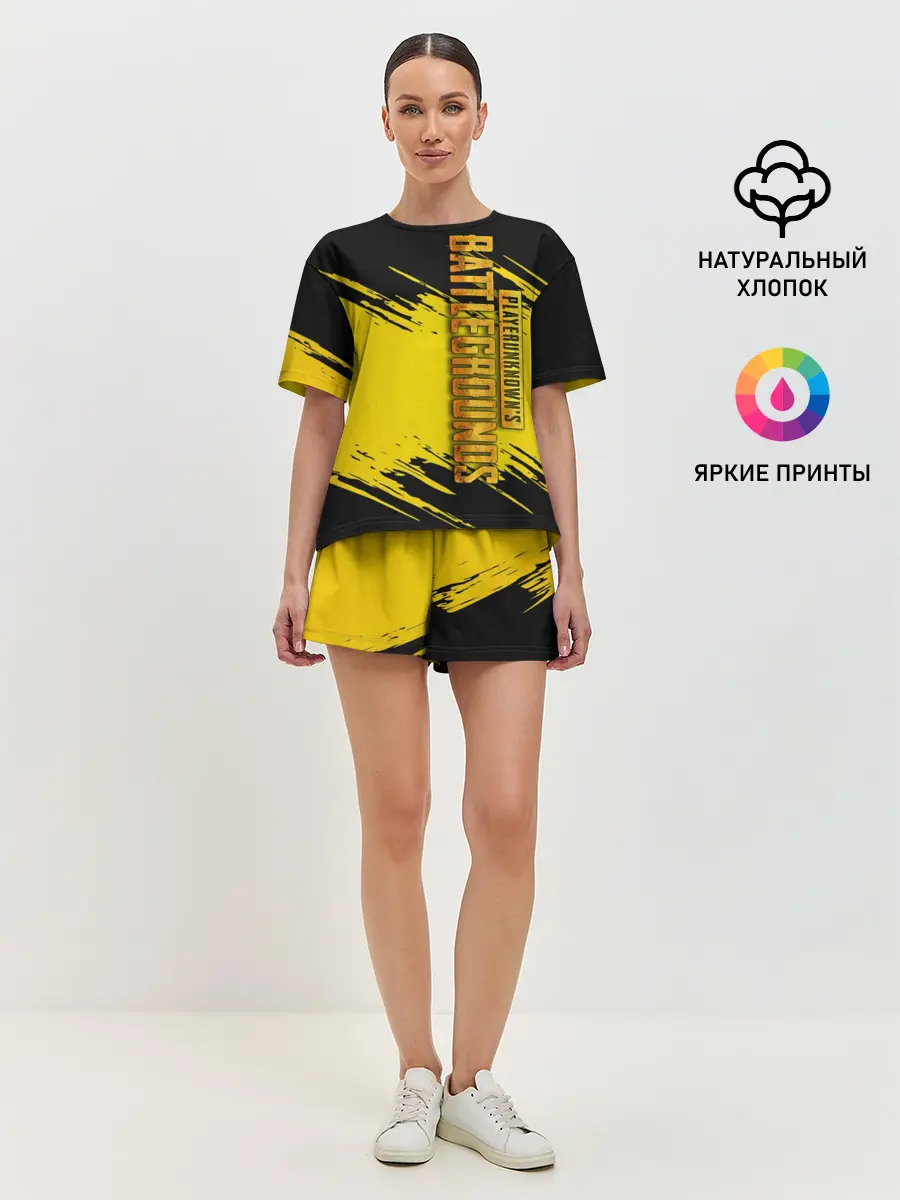 Женская пижама с шортами / PUBG