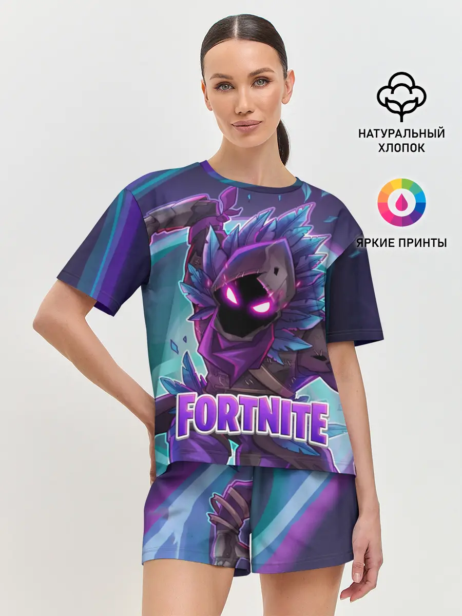 Женская пижама с шортами / Fortnite