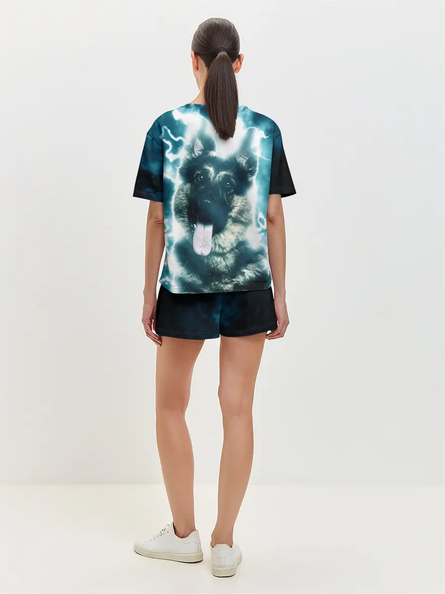 Женская пижама с шортами / Немецкая овчарка