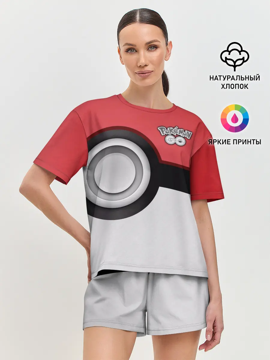 Женская пижама с шортами / Pokemon GO