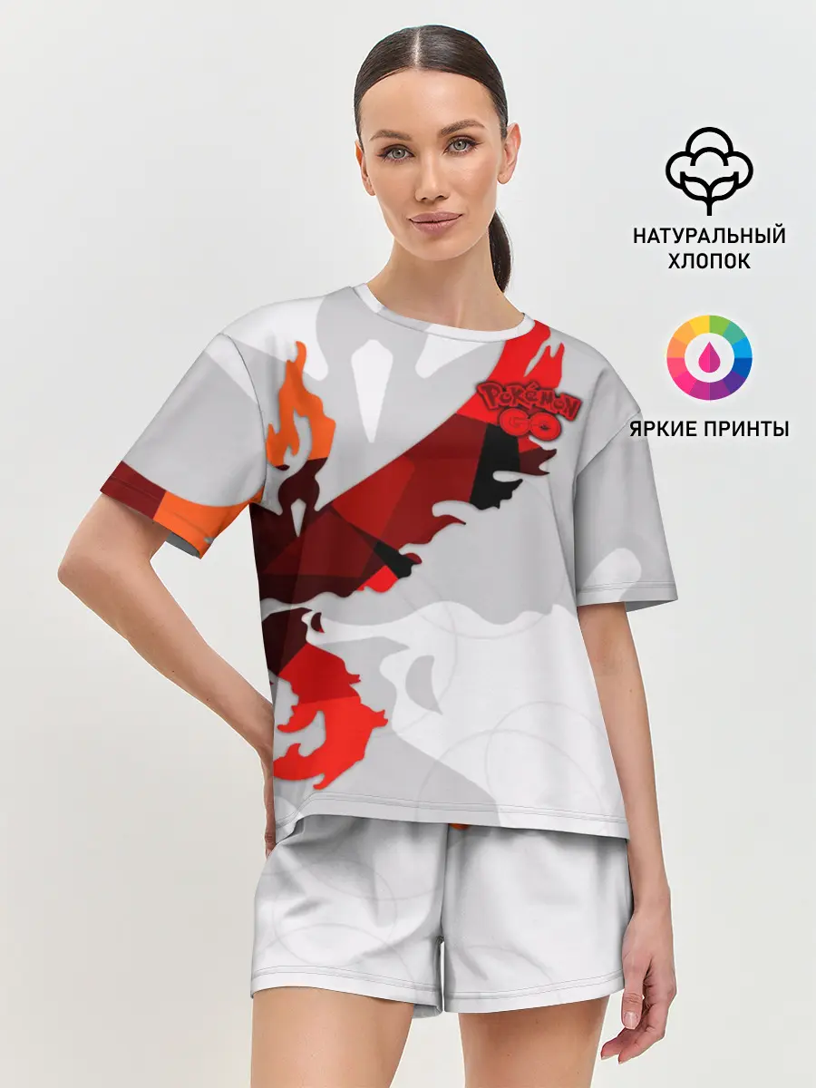 Женская пижама с шортами / Pokemon GO