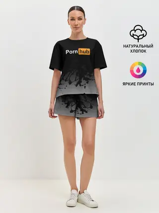 Женская пижама с шортами / Pornhub