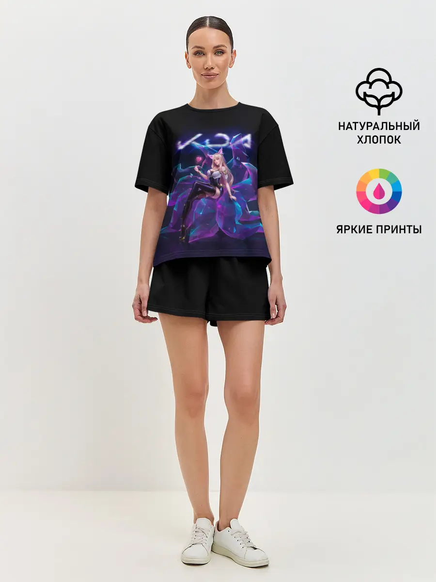 Женская пижама с шортами / Ahri. KDA