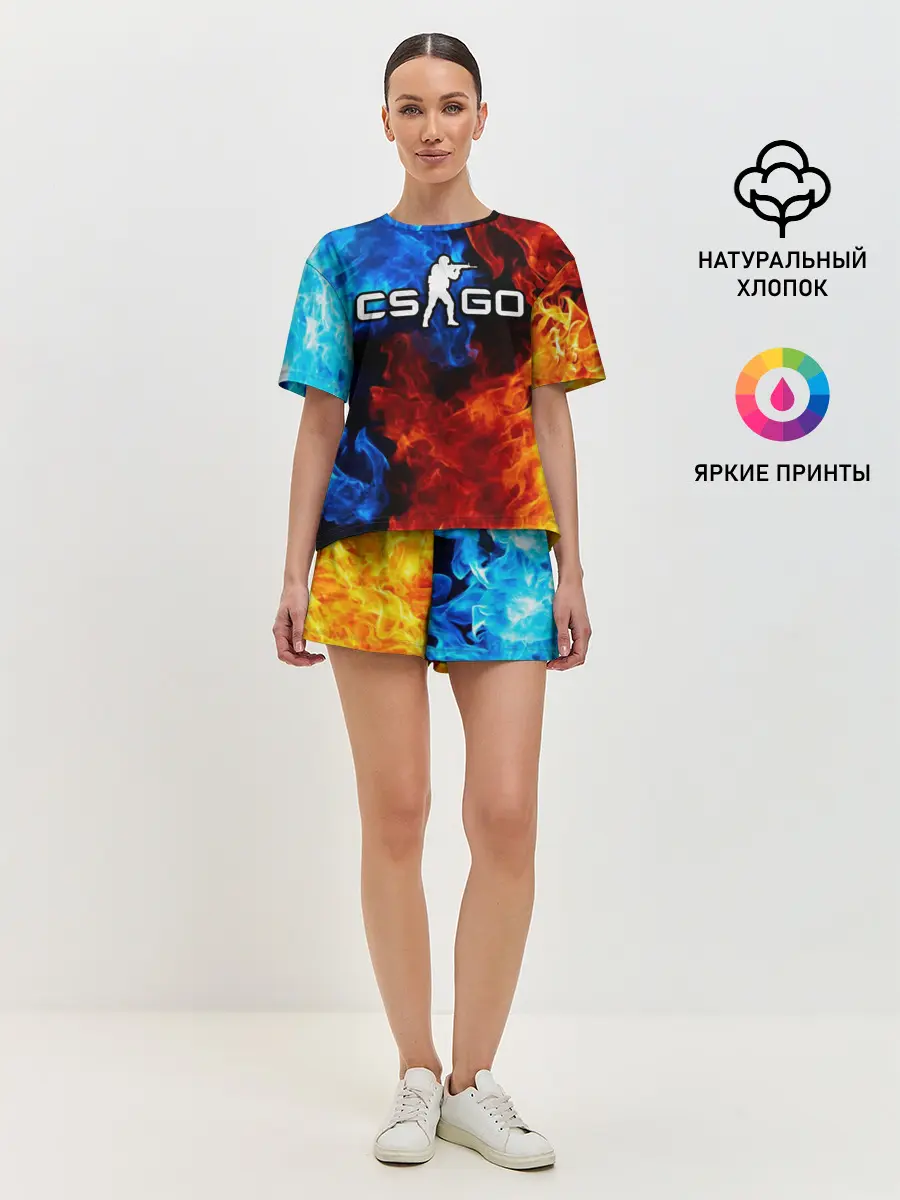 Женская пижама с шортами / Counter Strike