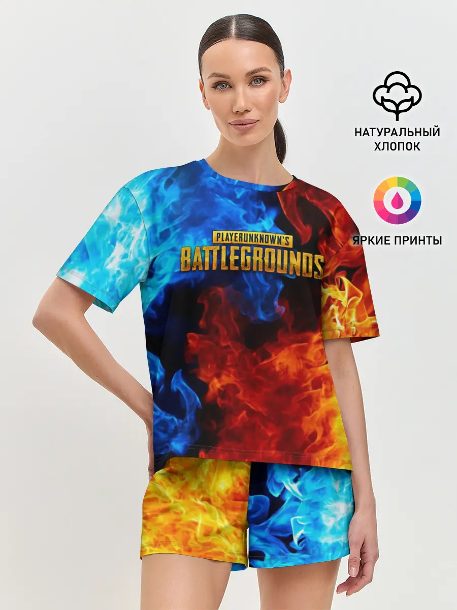 Женская пижама с шортами / PUBG