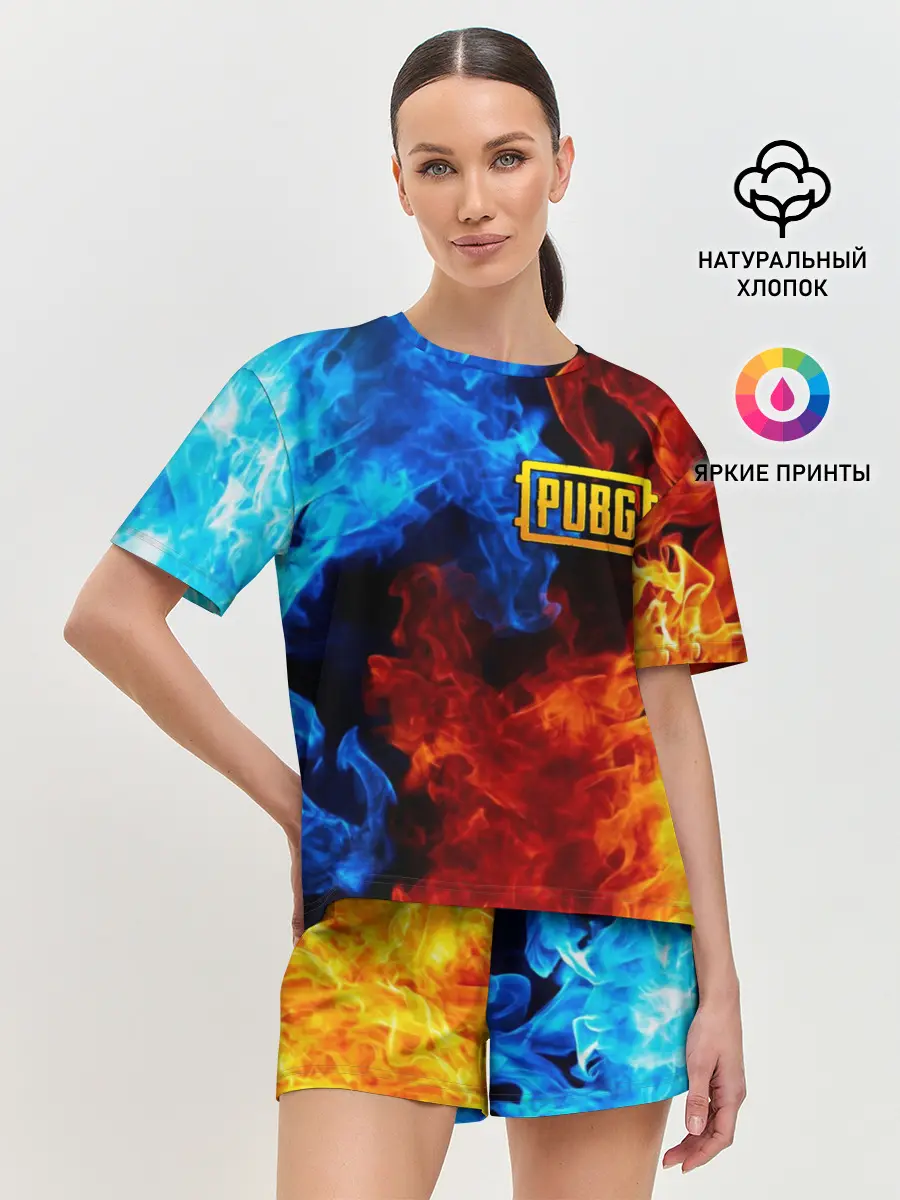 Женская пижама с шортами / PUBG