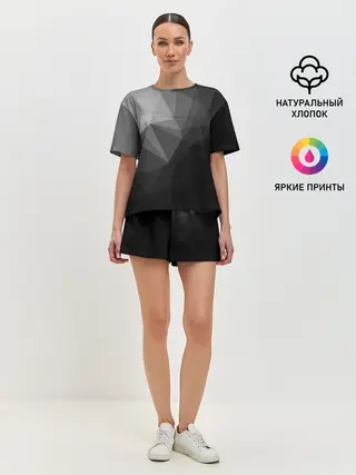 Женская пижама с шортами / Poly Abstract