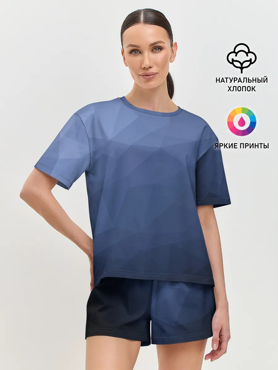 Женская пижама с шортами / АБСТРАКЦИЯ