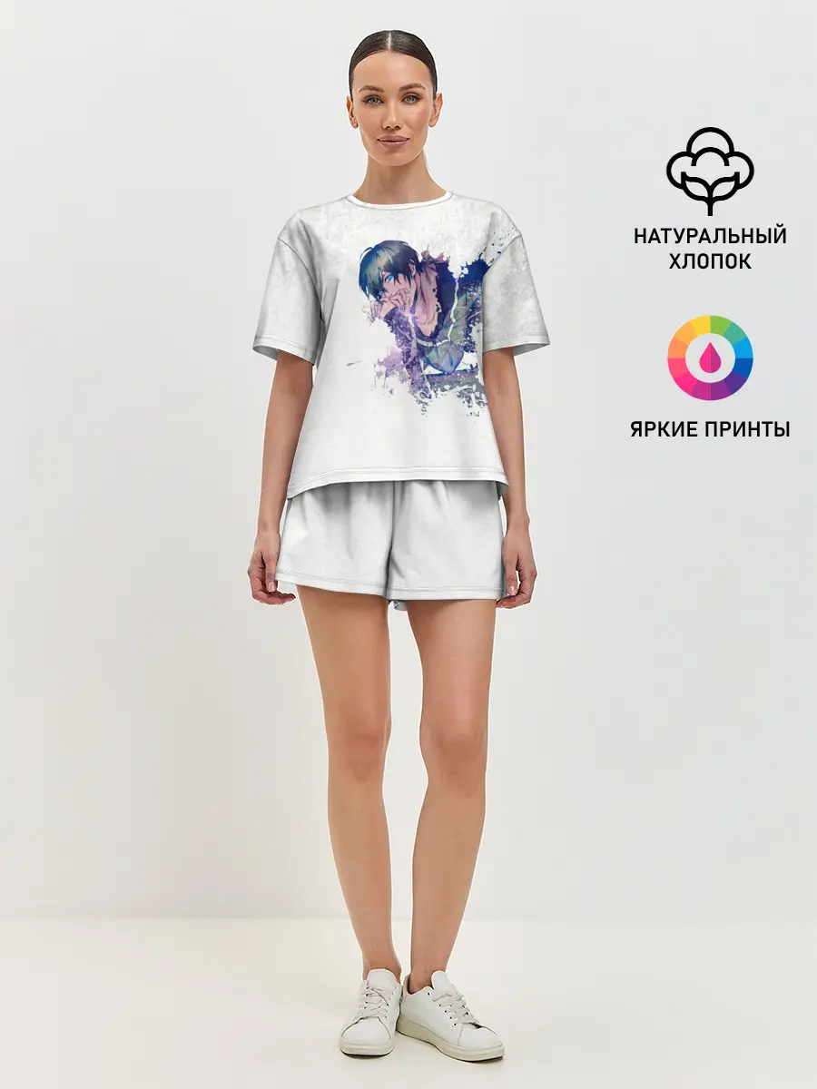 Женская пижама с шортами / Романтичный Ято. БЕЗДОМНЫЙ БОГ