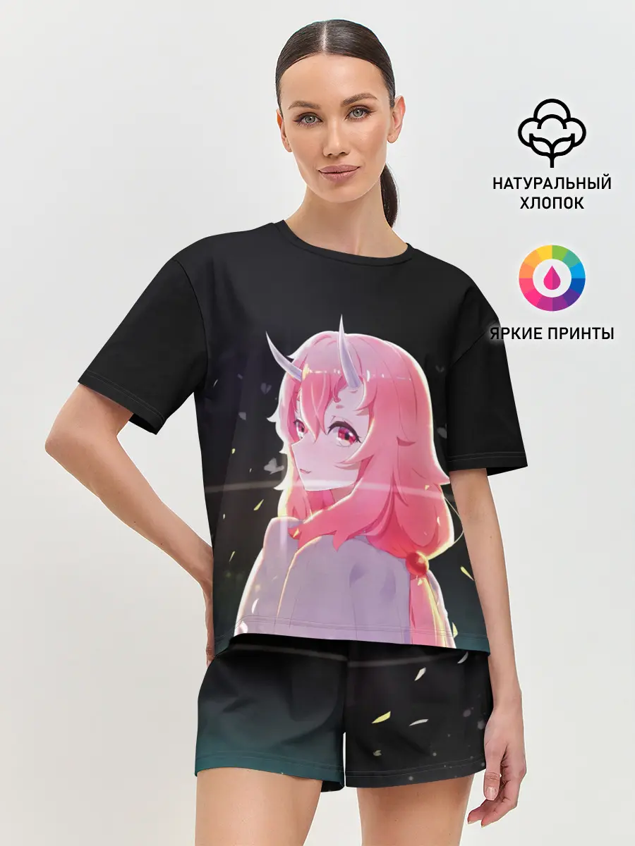 Женская пижама с шортами / Аниме Слизь