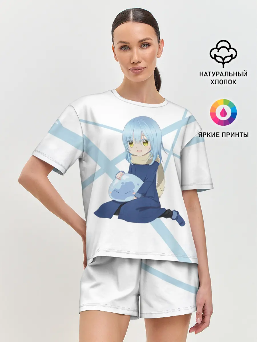 Женская пижама с шортами / О моём перерождении в слизь