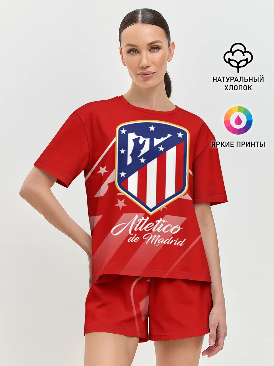 Женская пижама с шортами / Атлетико Мадрид