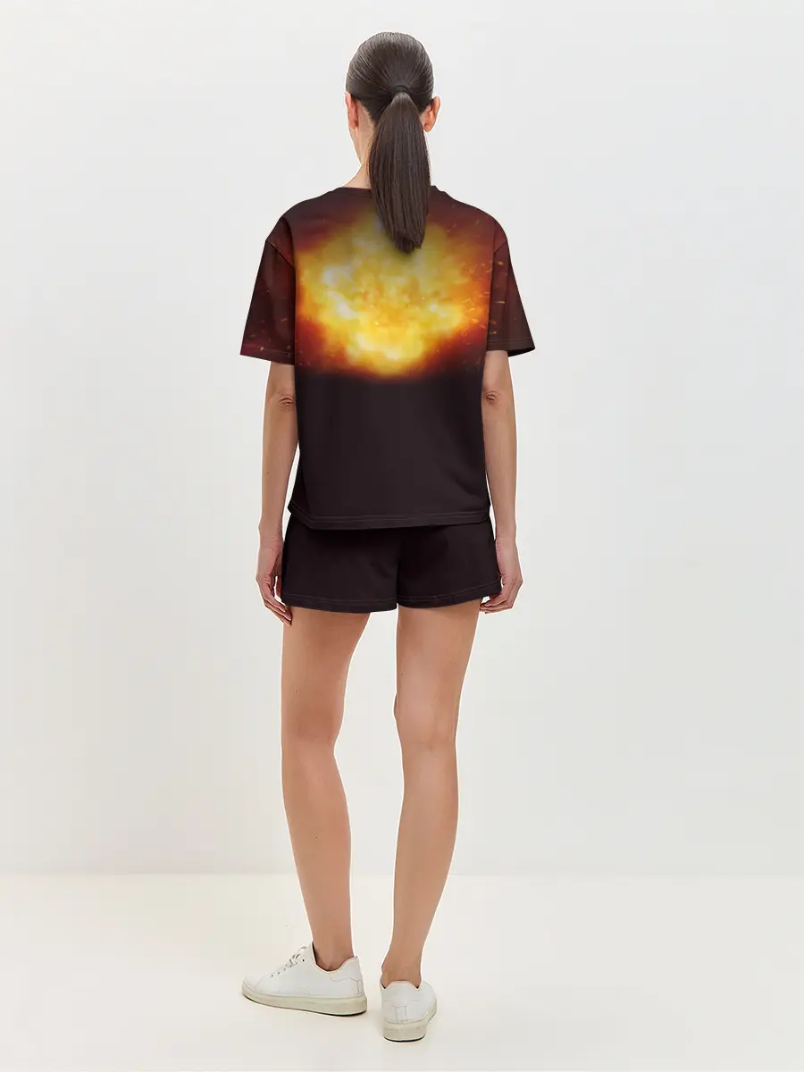 Женская пижама с шортами / Демон-Всадник