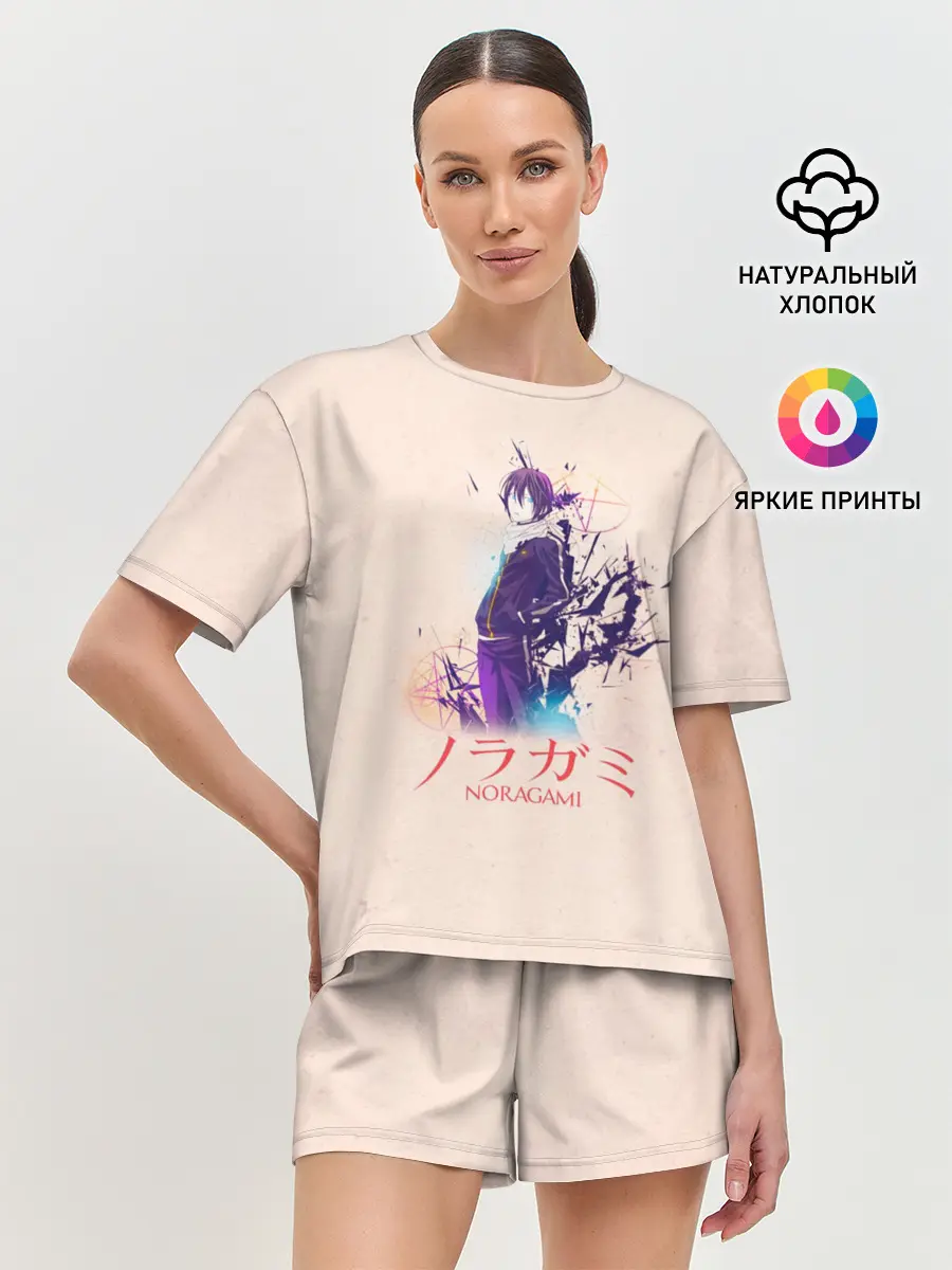 Женская пижама с шортами / Ято из аниме БЕЗДОМНЫЙ БОГ