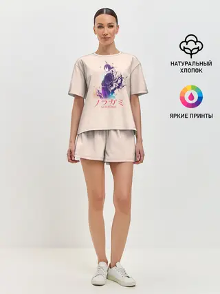 Женская пижама с шортами / Ято из аниме БЕЗДОМНЫЙ БОГ