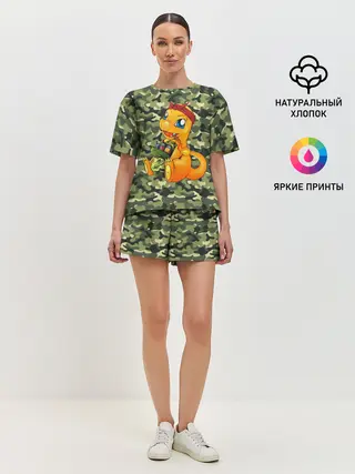 Женская пижама с шортами / Покемон Чармандер