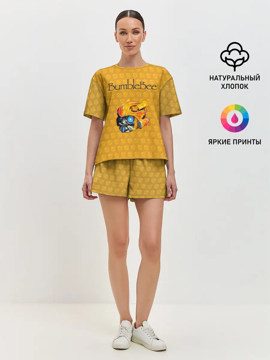 Женская пижама с шортами / BumbleBee