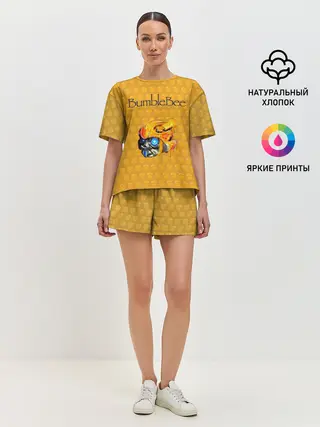 Женская пижама с шортами / BumbleBee