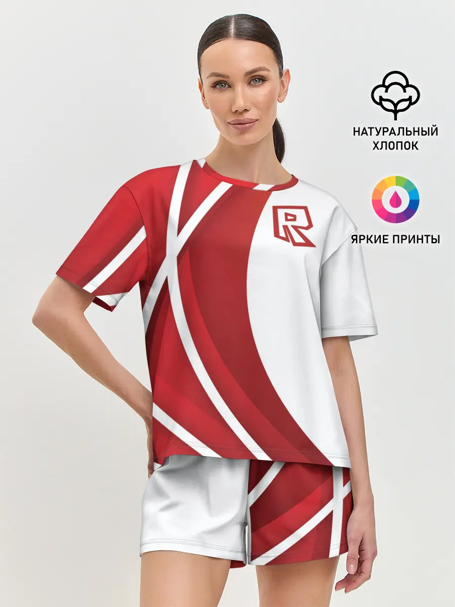 Женская пижама с шортами / Роблокс