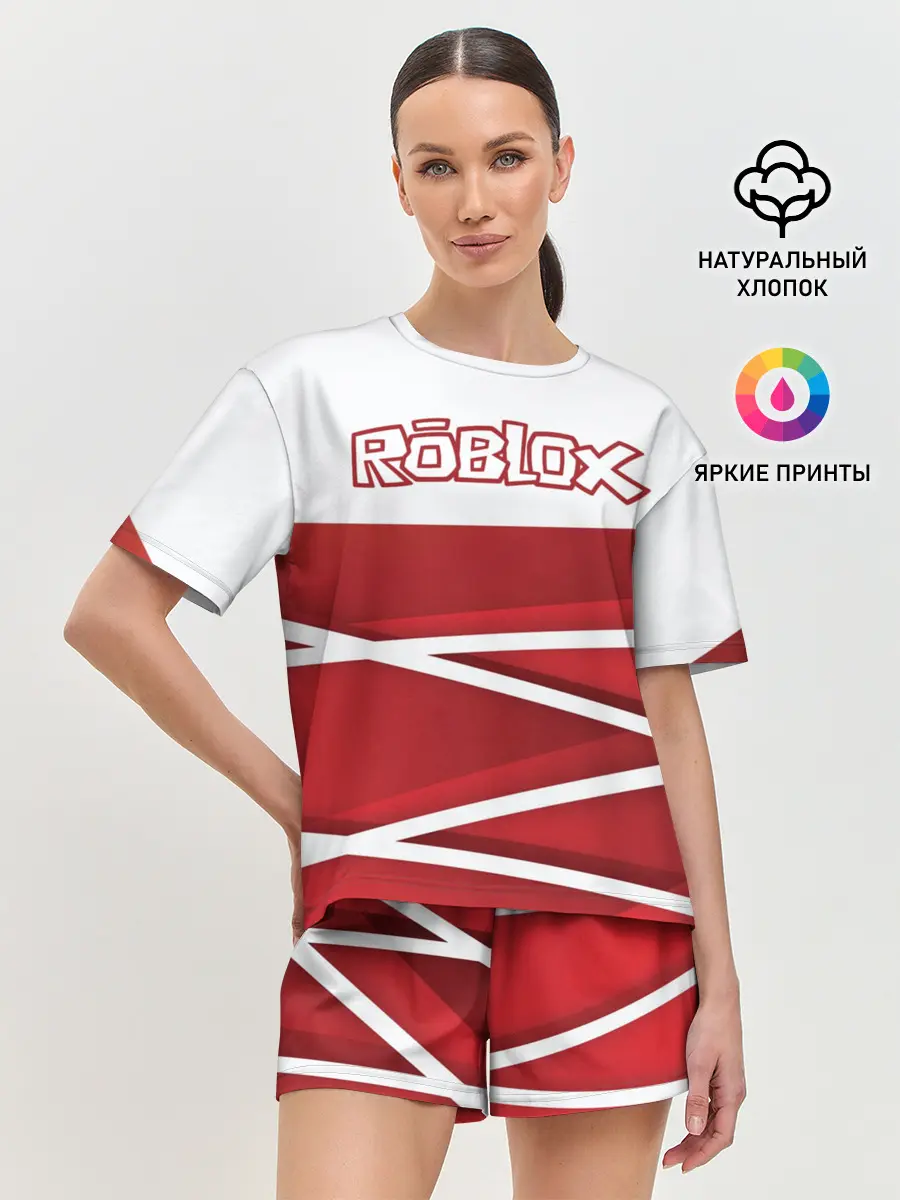 Женская пижама с шортами / Роблокс