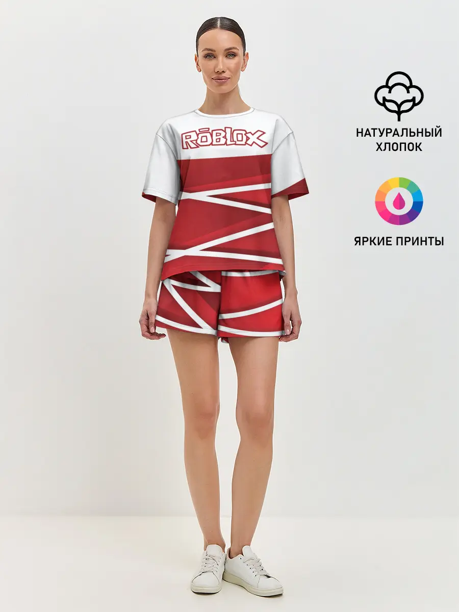 Женская пижама с шортами / Роблокс