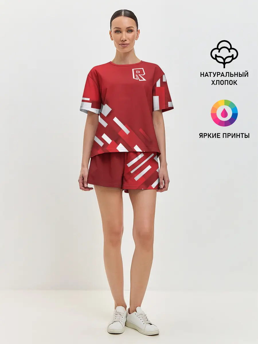 Женская пижама с шортами / Roblox