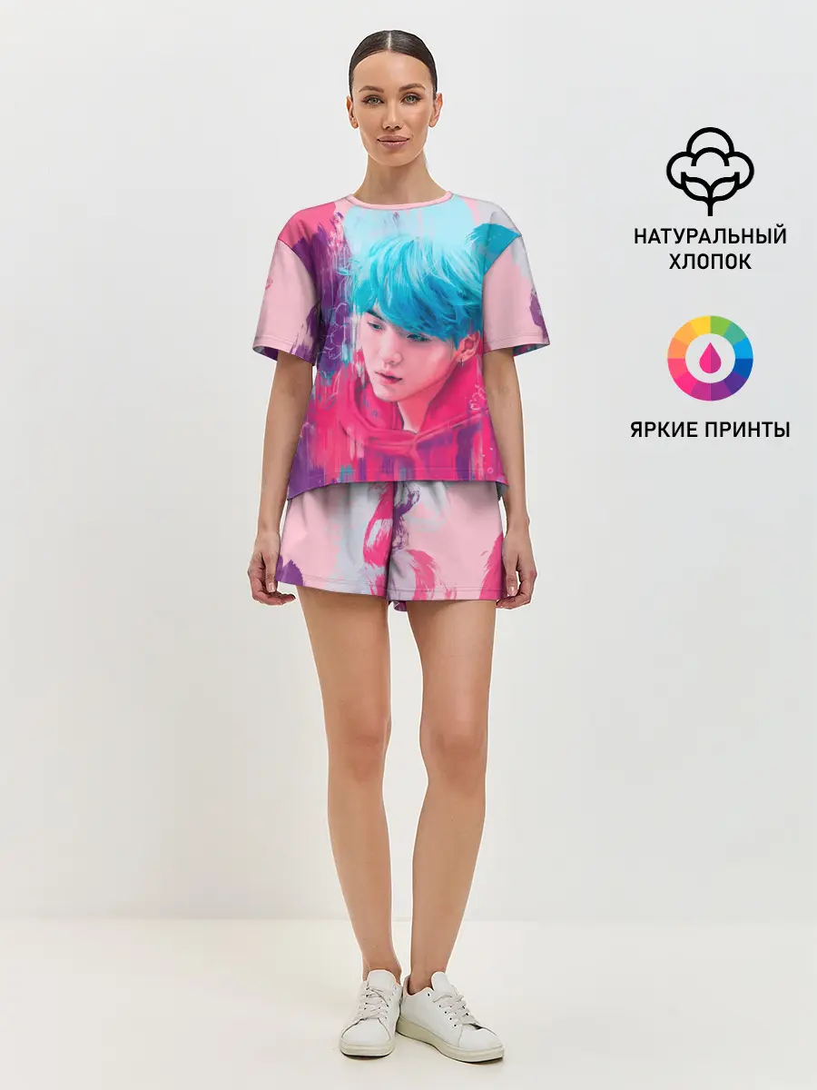 Женская пижама с шортами / BTS