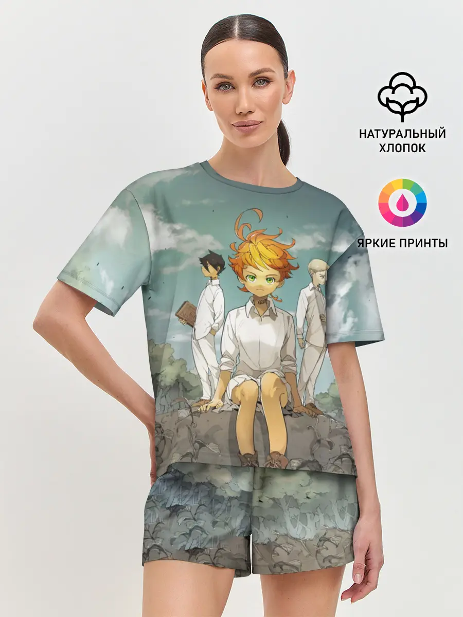 Женская пижама с шортами / The Promised Neverland