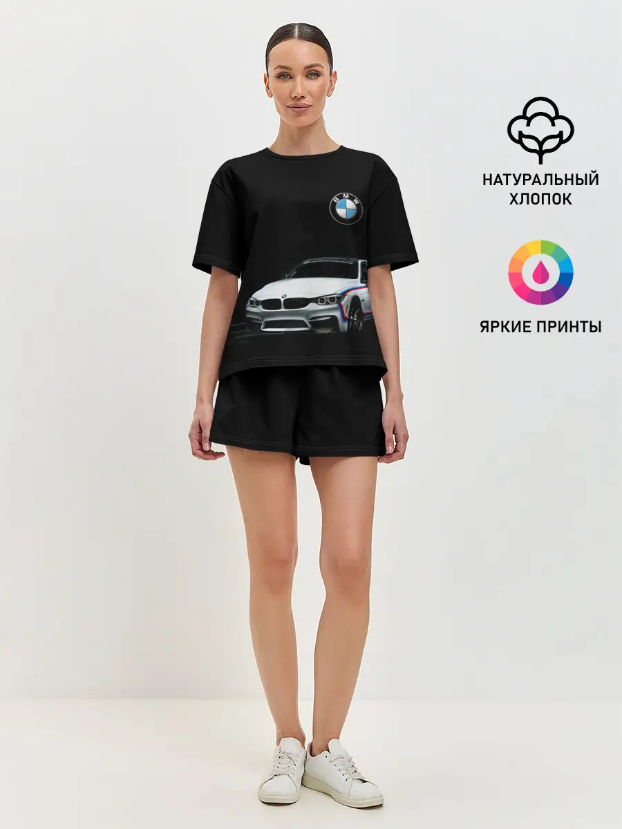 Женская пижама с шортами / BMW