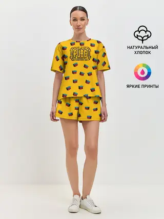 Женская пижама с шортами / PUBG