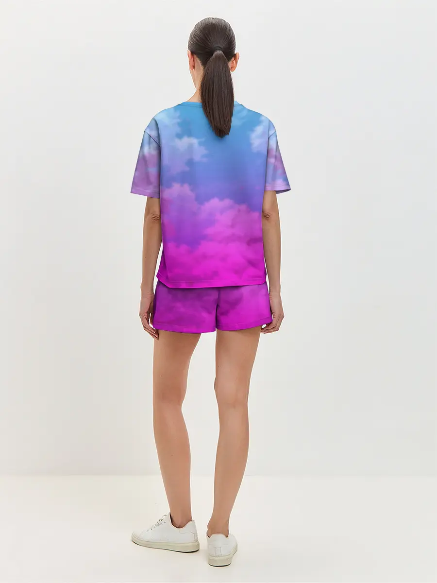 Женская пижама с шортами / Anime Senpai Girl pink