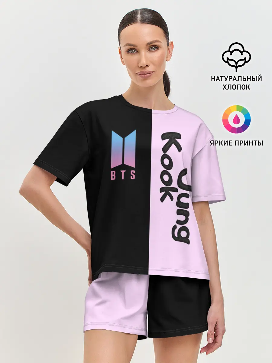 Женская пижама с шортами / BTS Jung Kook