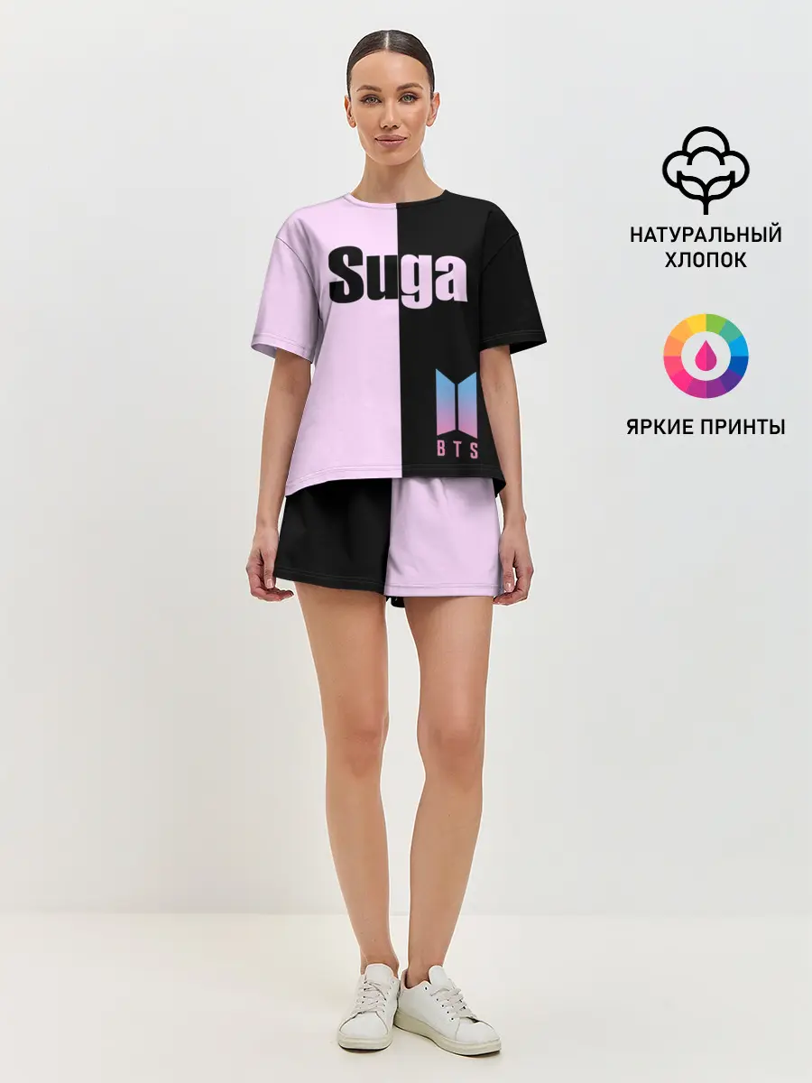 Женская пижама с шортами / BTS Suga