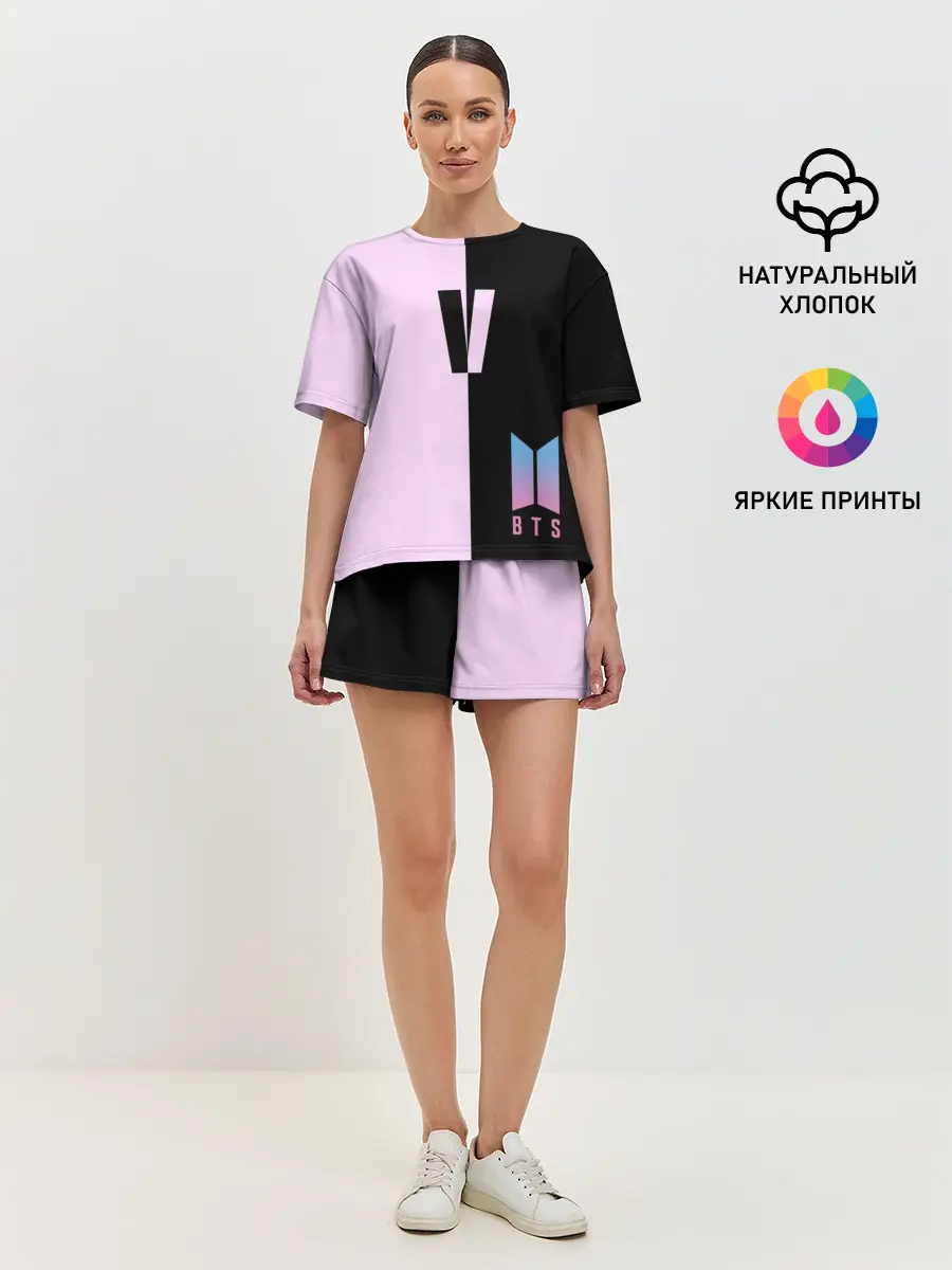 Женская пижама с шортами / BTS V