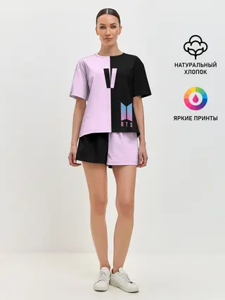 Женская пижама с шортами / BTS V