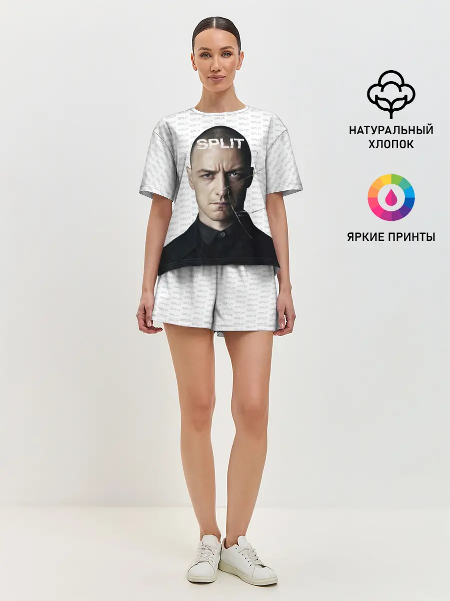 Женская пижама с шортами / Сплит