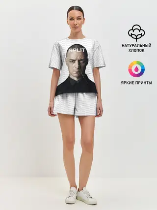 Женская пижама с шортами / Сплит