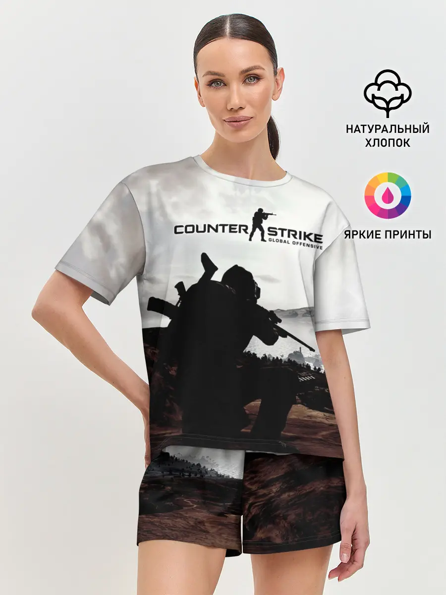 Женская пижама с шортами / CS:GO