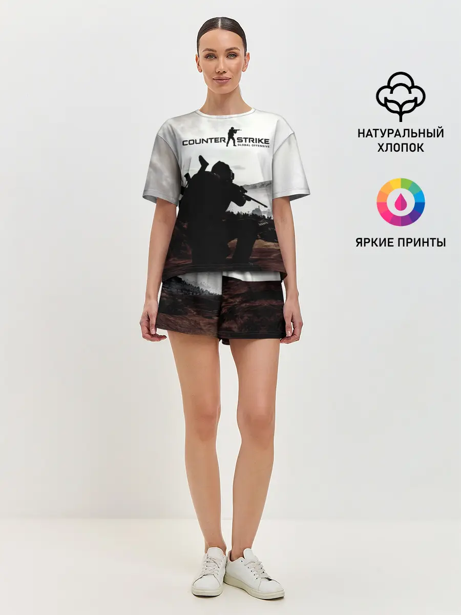 Женская пижама с шортами / CS:GO