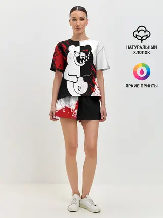 Женская пижама с шортами / Monokuma вторая сущность